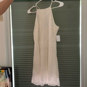 White lace dress